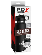 Черный мастурбатор в виде бутылки fap flask