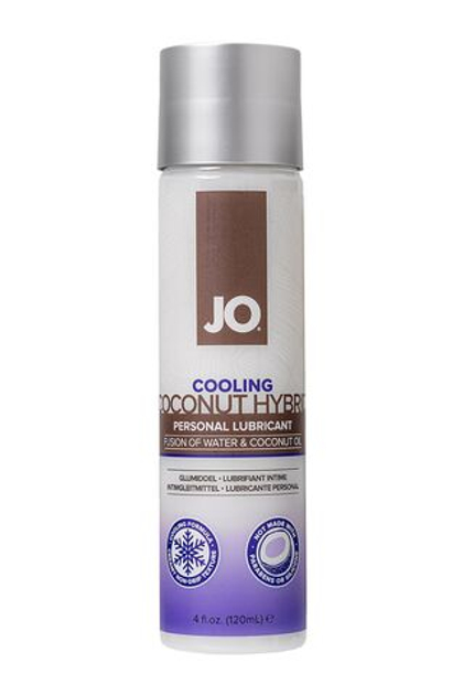 Водно-масляный лубрикант с охлаждающим эффектом JO Silicon Free Hybrid Lubricant Cooling - 120 мл.