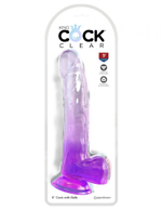 Фаллоимитатор с мошонкой на присоске 9’’ cock with balls - 24,8 см.
