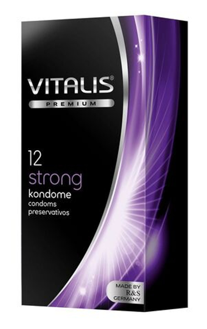 Презервативы с утолщенной стенкой Vitalis Premium Strong