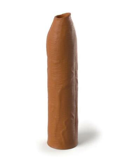 Насадка-удлинитель uncut silicone penis enhancer - 17,8 см.