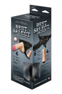 Черный пояс для женщин BEST SELECT с 3 насадками