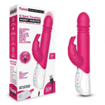 Пульсирующий вибромассажер G-Spot Thrusting Rabbit - 24 см.
