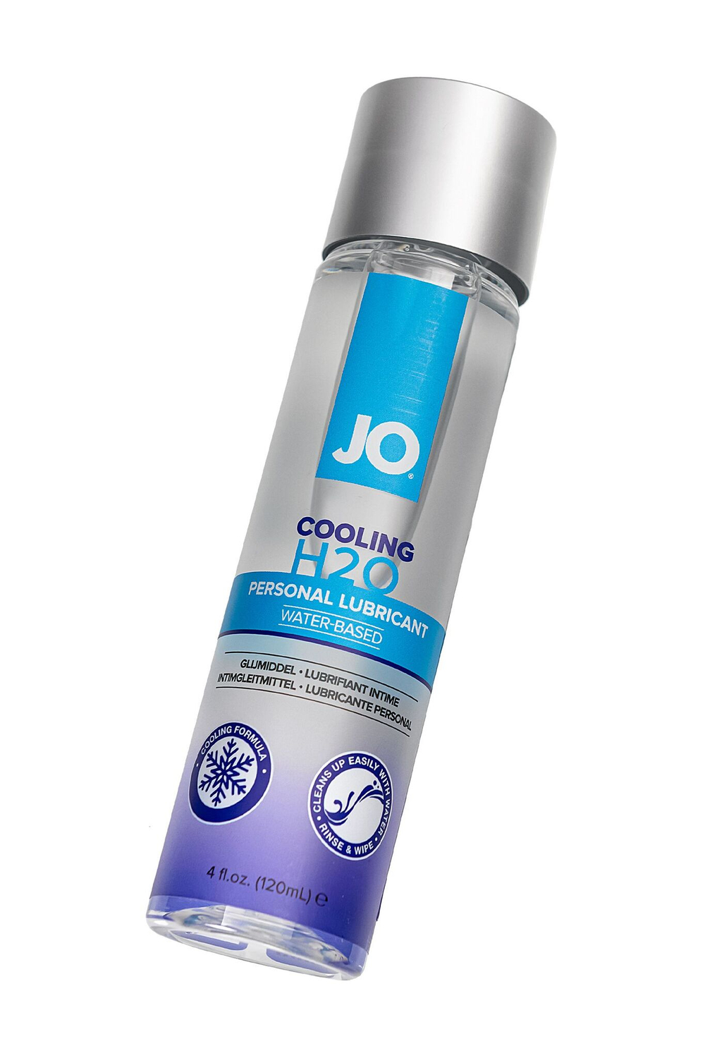 Охлаждающий лубрикант на водной основе JO Personal Lubricant H2O Cooling - 120 мл.