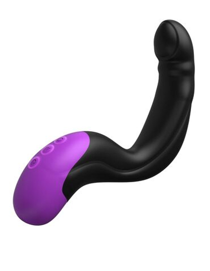 Черно-фиолетовый вибромассажёр простаты hyper-pulse p-spot massager