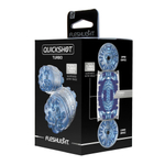 Реалистичный мягкий мастурбатор для удовольствия Quickshot Turbo Blue Ice