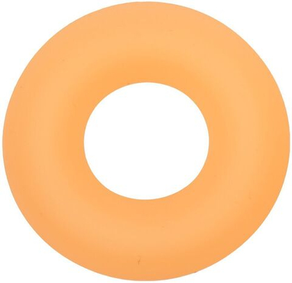 Оранжевое люминесцентное эрекционное кольцо glow-in-the-dark liquid silicone prolong medium ring