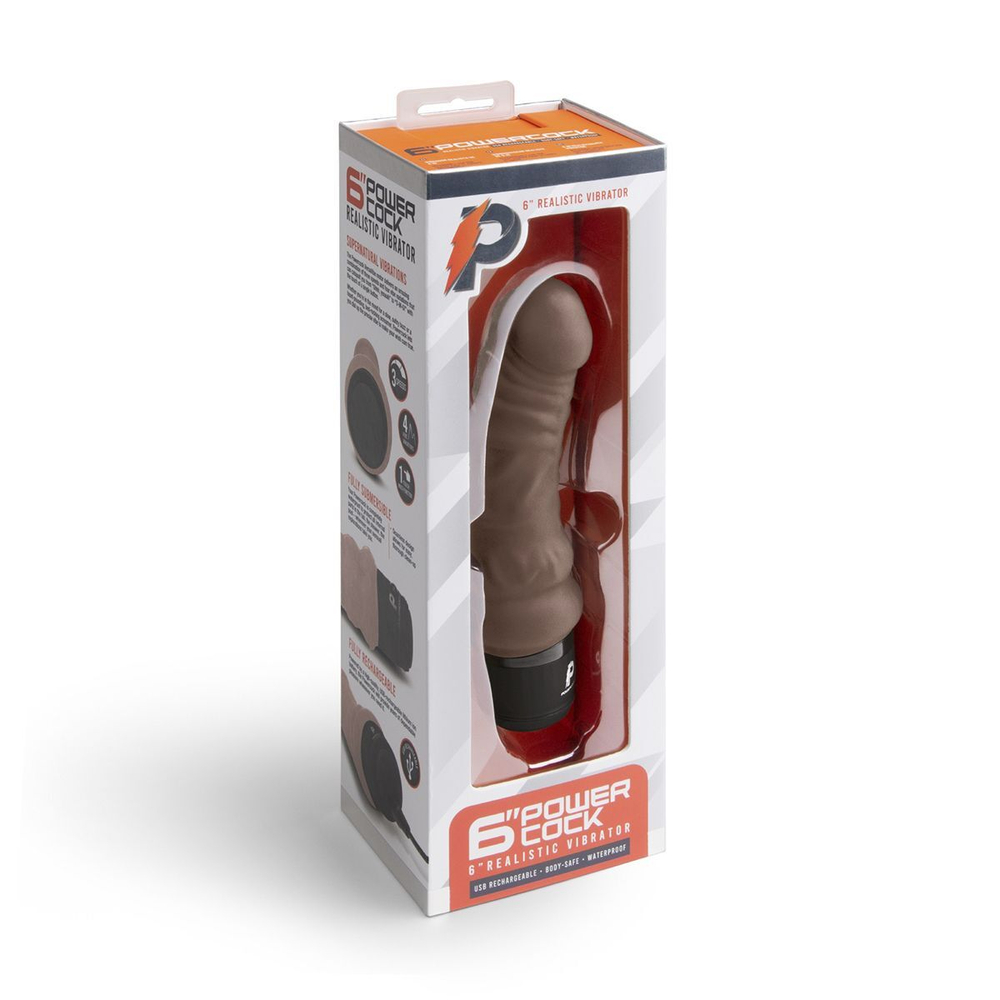 Вибратор-реалистик 6  realistic vibrator - 17 см.