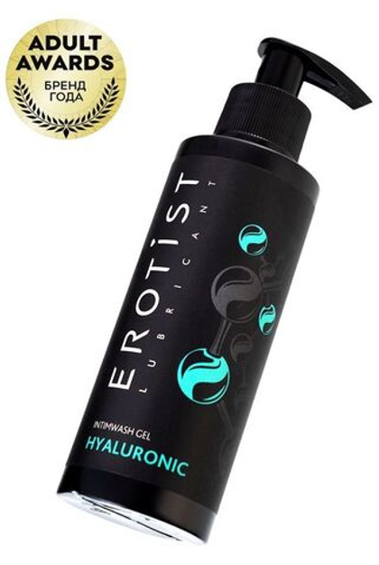 Гель для интимной гигиены с гиалуроновой кислотой erotist hyaluronic