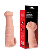 Телесная фантазийная насадка на член cock sleeve