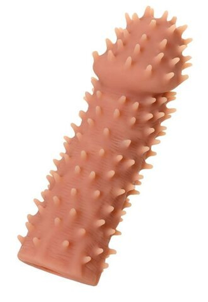 Насадка на фаллос с шипами extreme sleeve 007 s-size - 12,7 см.