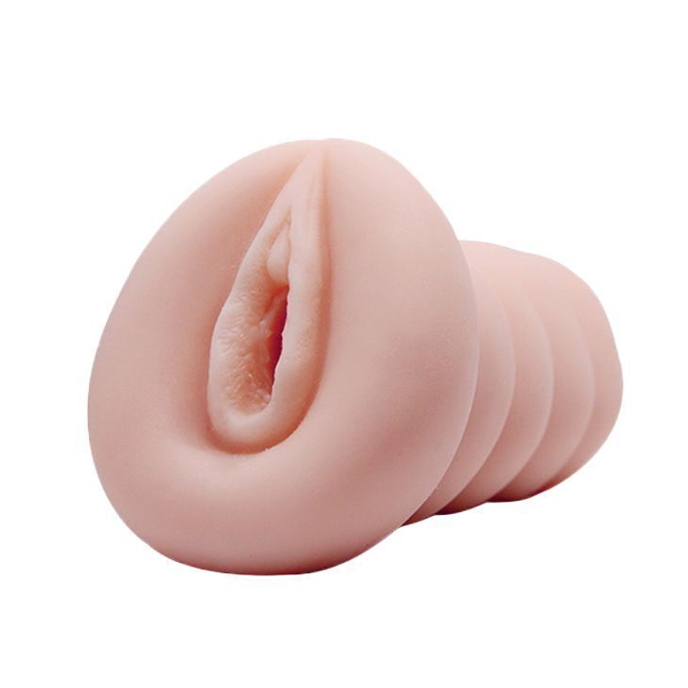 Реалистичный мастурбатор с эффектом смазки Sensual-Vortex.