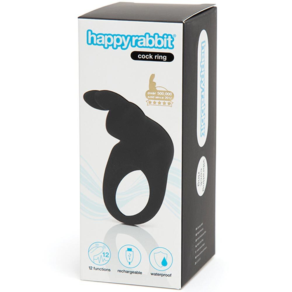 Эрекционное виброкольцо happy rabbit rechargeable rabbit cock ring