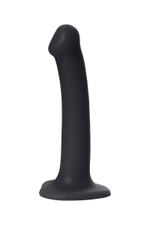 Черный фаллос на присоске silicone bendable dildo