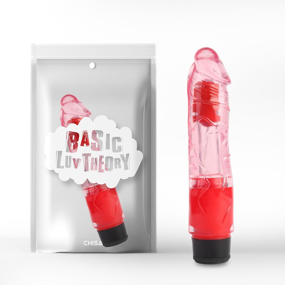 Розовый вибратор 8.1 inch realistic vibe - 20 см.