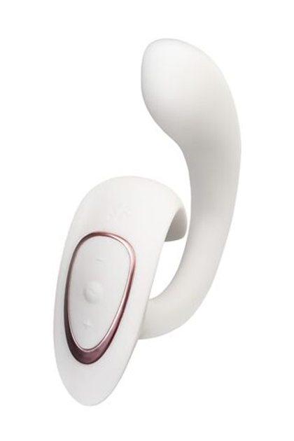 Белый вибратор для g-стимуляции g for goddess 1