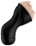 Мастурбатор-ротик deep throat vibrating stroker