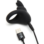 Эрекционное виброкольцо happy rabbit rechargeable rabbit cock ring