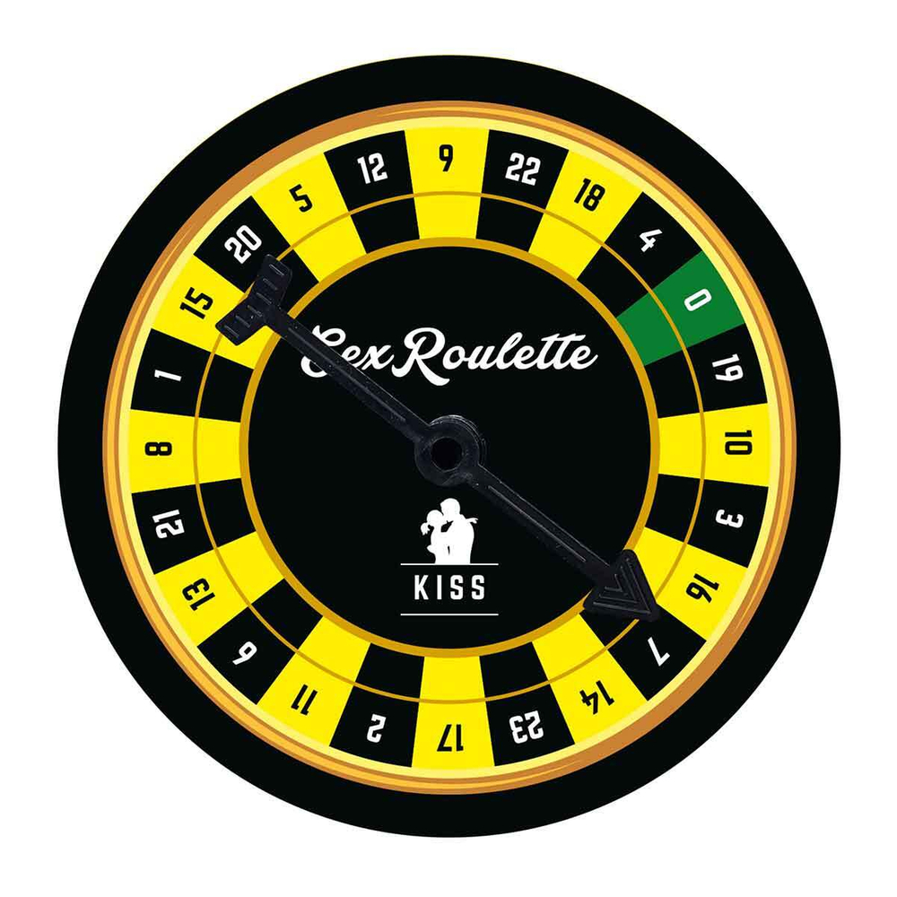 Настольная игра-рулетка sex roulette kiss