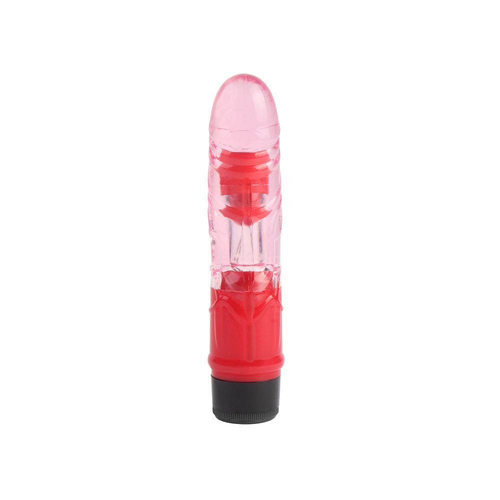 Розовый вибратор-реалистик 7 inch realistic vibe - 18 см.