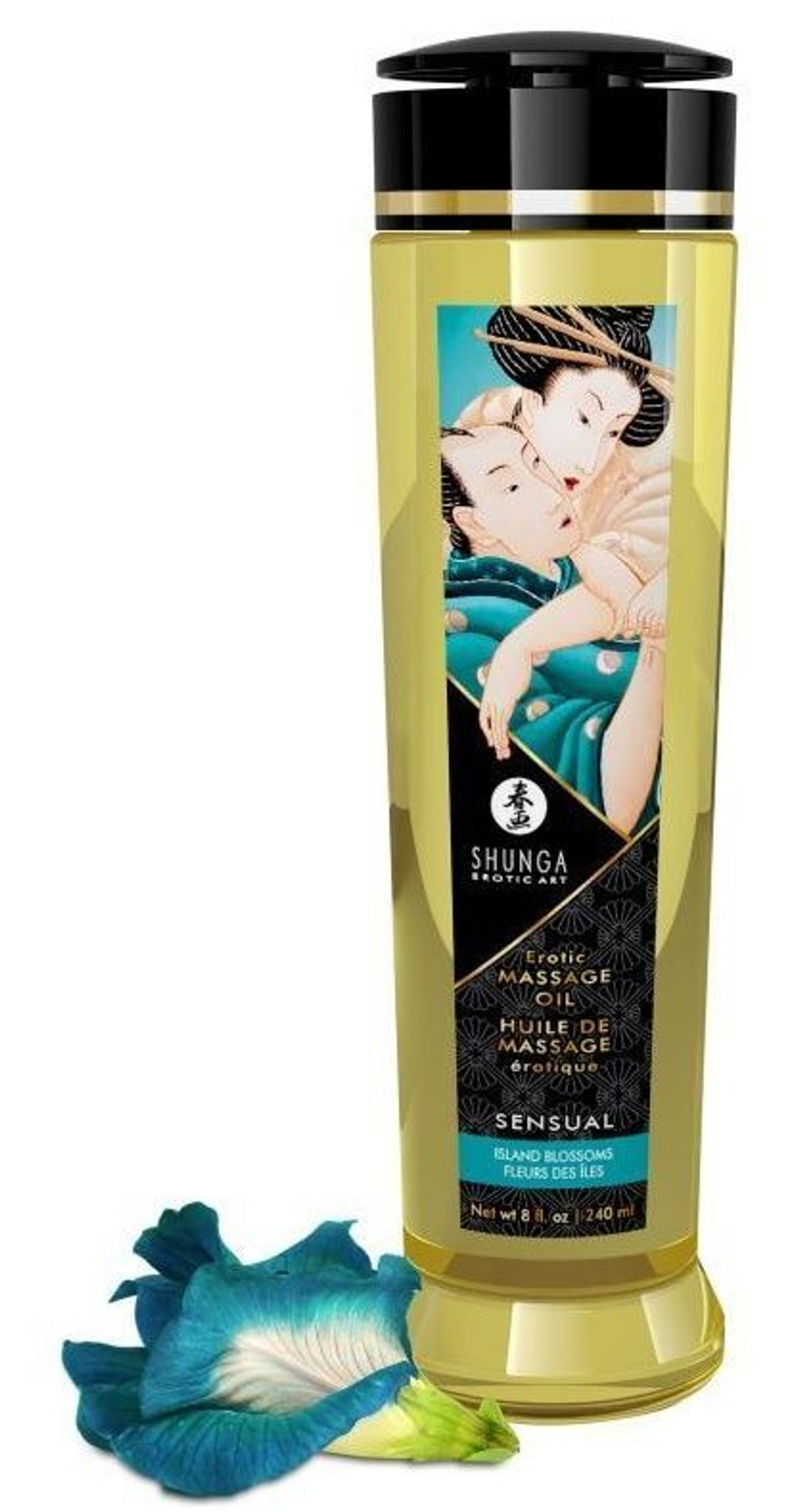 Массажное масло shunga с ароматом - 240 мл.
