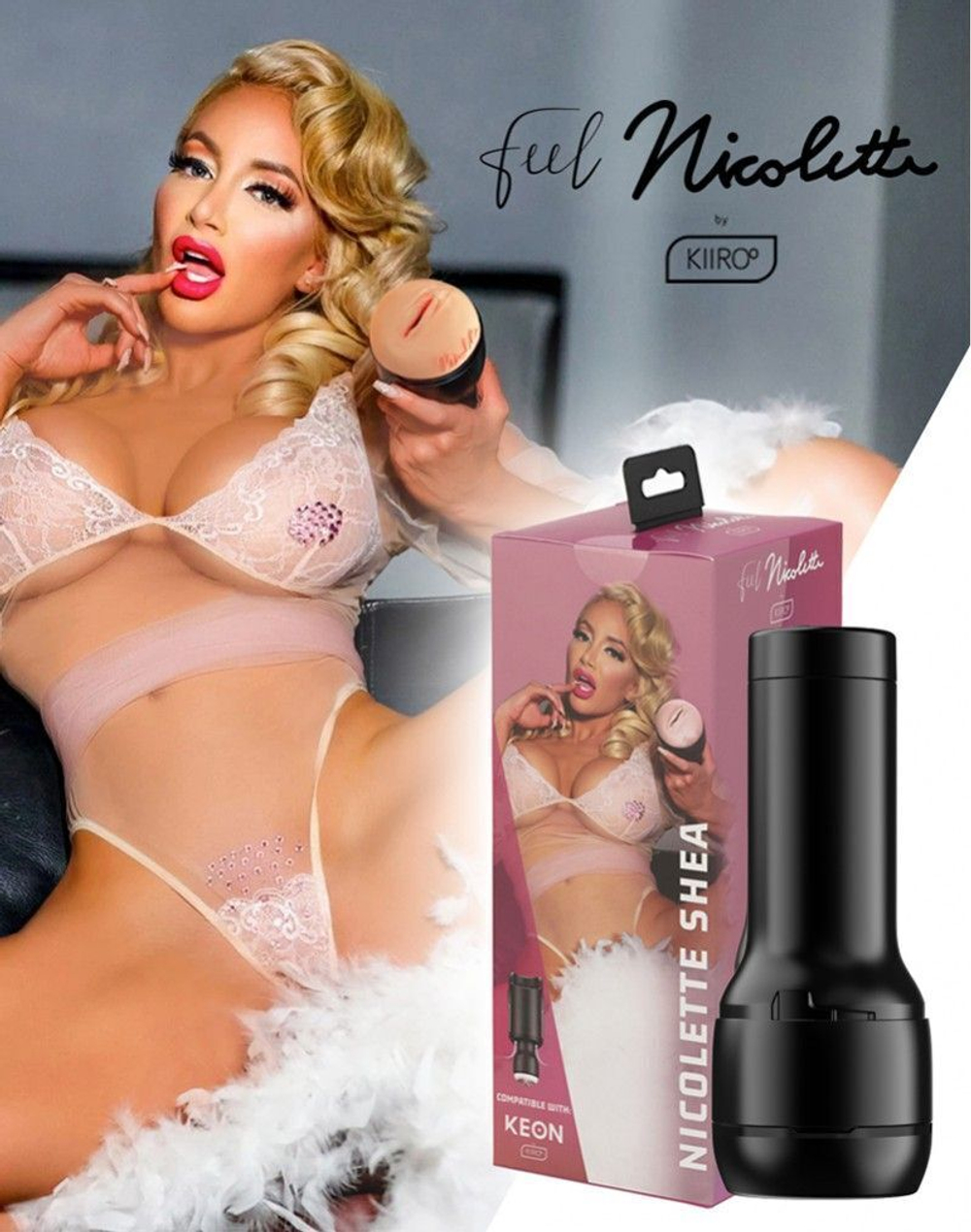 Реалистичный мастурбатор с вагиной от звезды Nicolette Shea FeelStar