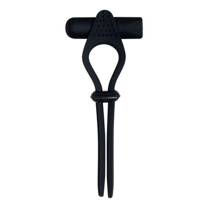 Черное эрекционное лассо с вибропулей black tie affair