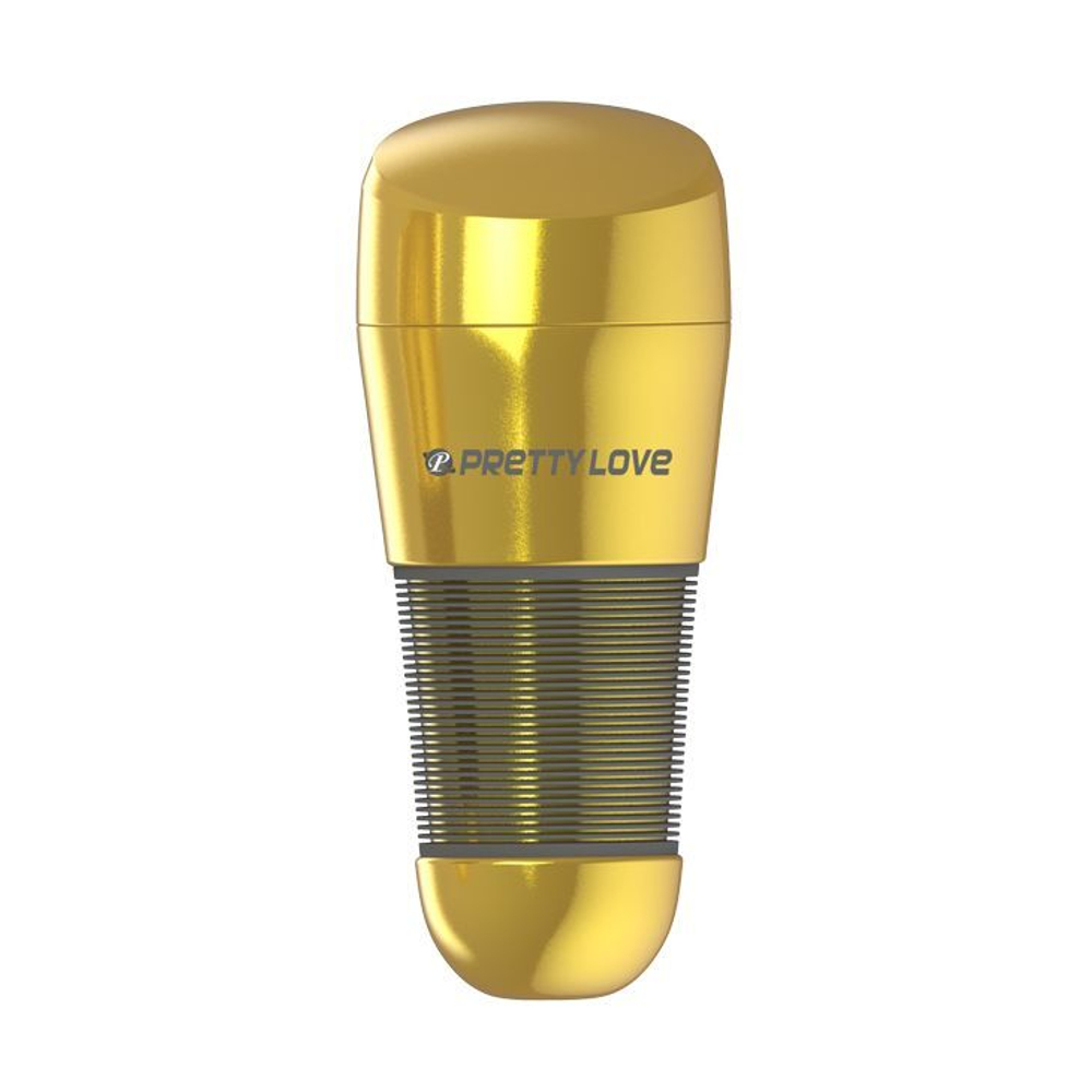 Реалистичный ротик в элегантной колбе Gold-Lip
