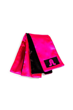 Черно-розовая атласная повязка на глаза satin sash