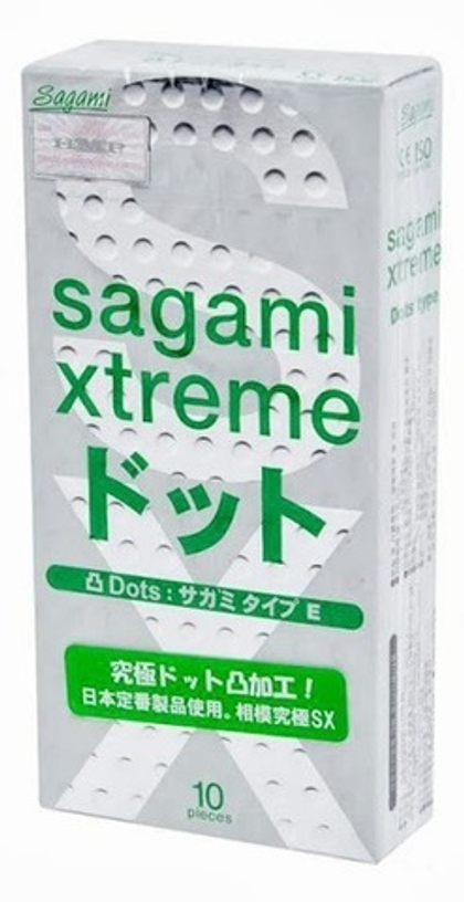 Презерватив Sagami Xtreme Type-E с точками