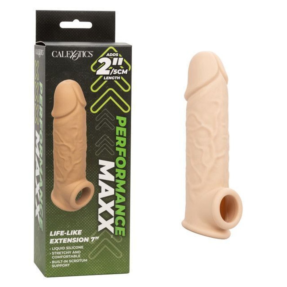 Удлиняющая насадка на член life-like extension 7” - 17,75 см.