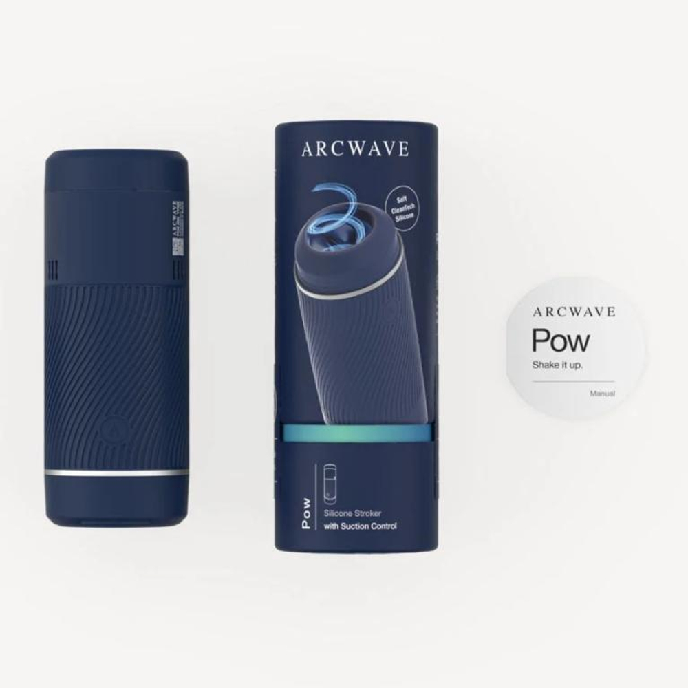 Нереалистичный мастурбатор с эффектом всасывания Pow Stroker