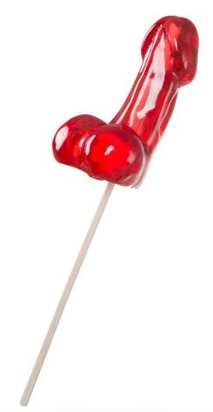 Леденец в форме фаллоса со вкусом