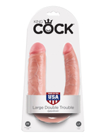 Двусторонний фаллоимитатор u-shaped large double trouble - 44см.
