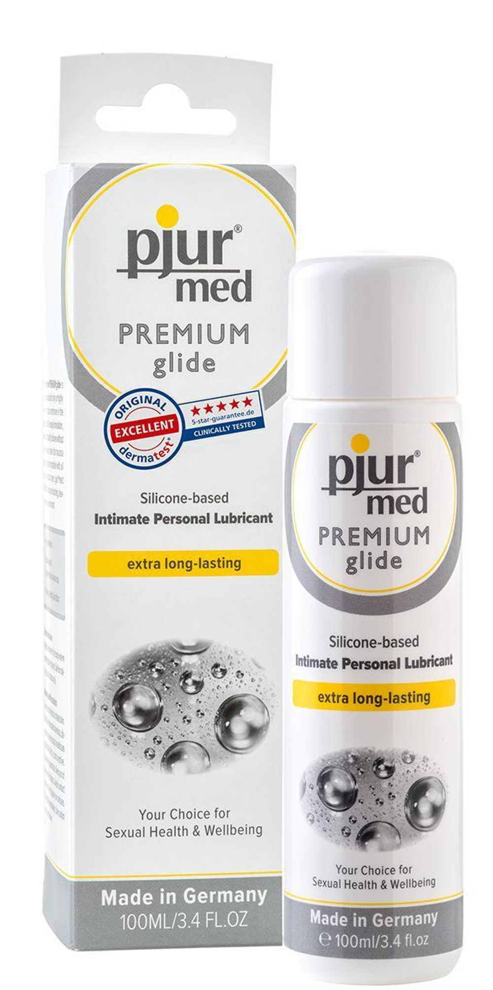 Гипоаллергенный силиконовый лубрикант Pjur Med Premium Glide - 100 мл.