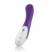 Фиолетовый вибратор mystim al punto - 25 см.