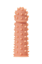 Насадка на фаллос с шипами и бугорками extreme sleeve 003 m-size - 14,7 см.