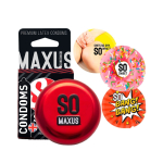 Ультратонкие презервативы в железном кейсе MAXUS Sensitive