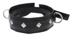Полиуретановый ошейник с пуклями и d-кольцами collar with studs