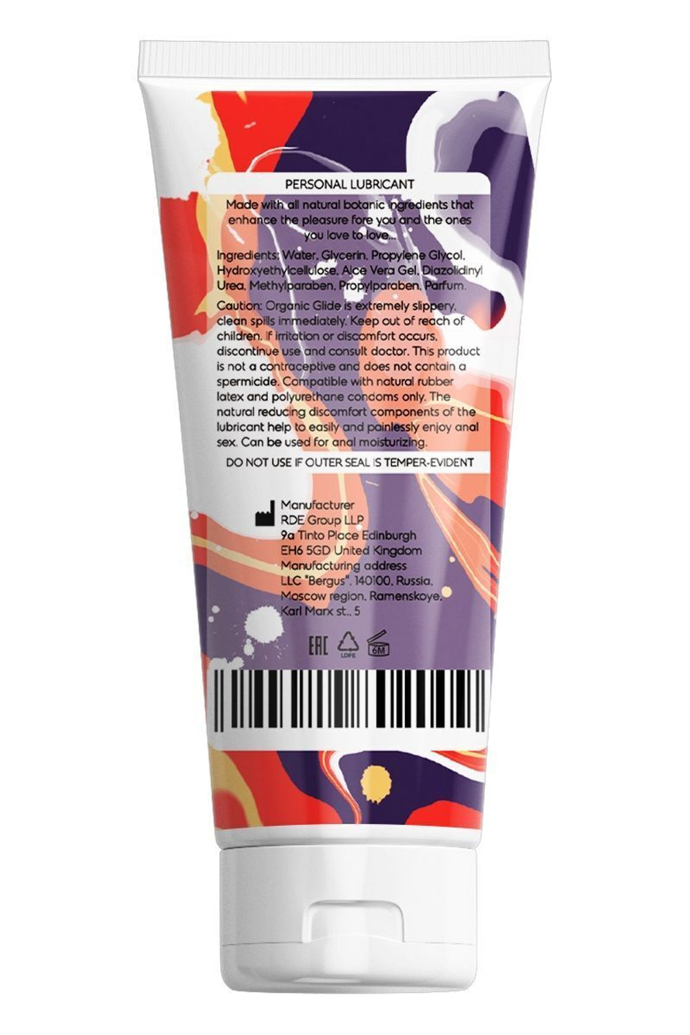 Анальный увлажняющий гель на водной основе OYO Personal Gel Aloe