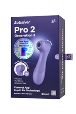 Сиреневый вакуумный стимулятор клитора satisfyer pro 2 generation 3