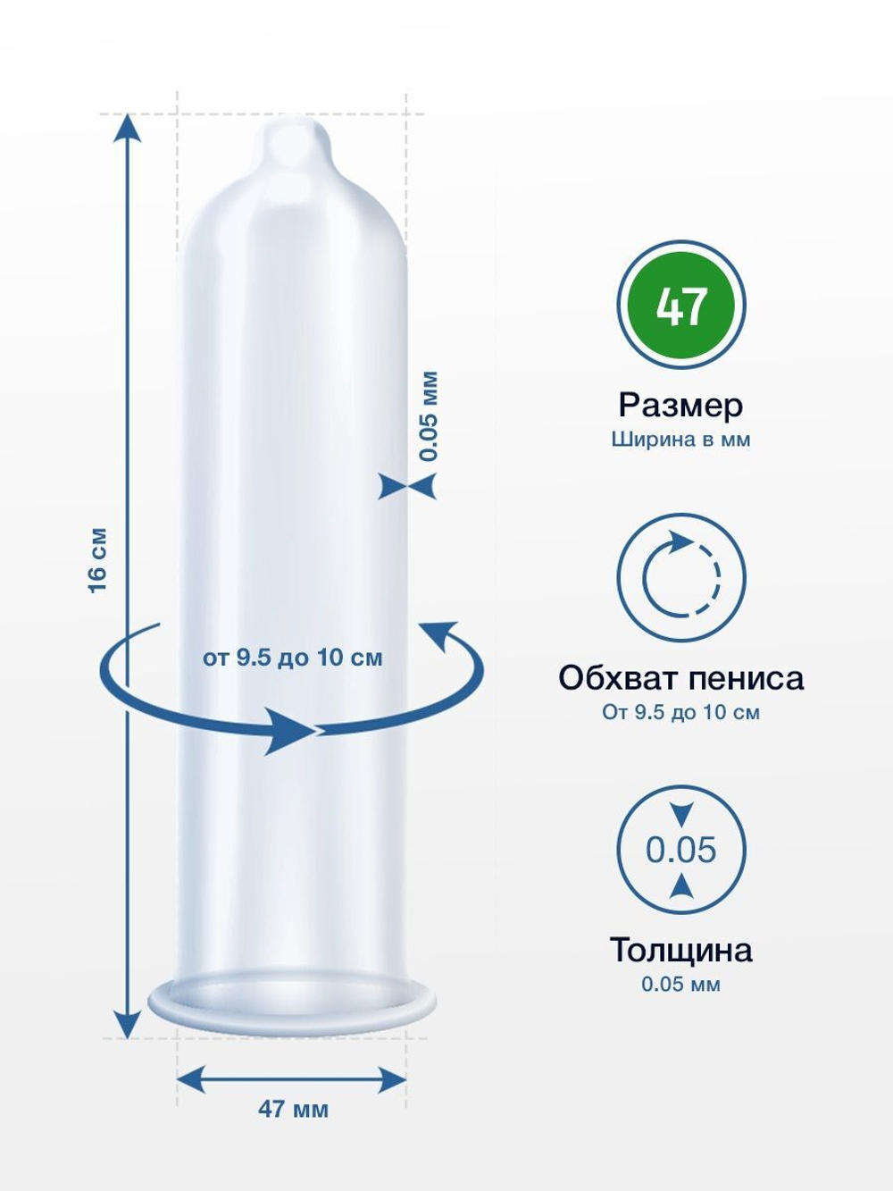 Презервативы my.size размер 47