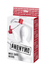 Наручники anonymo из искусственной кожи
