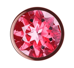 Пробка цвета розового золота с кристаллом Diamond Shine