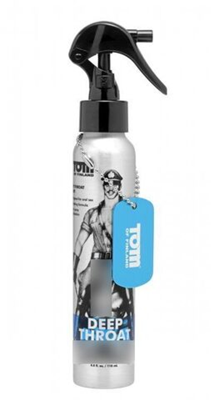 Спрей для лёгкого проникновения во время орального секса Tom Of Finland Deep Throat Spray - 118 мл.