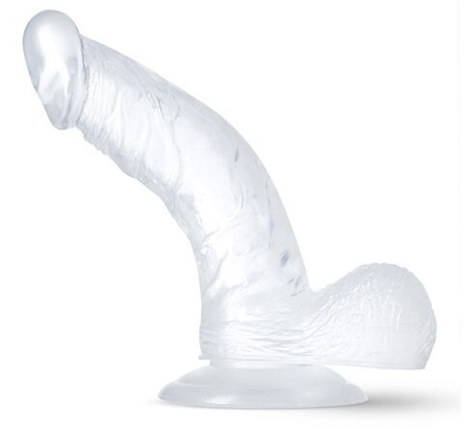 Прозрачный фаллоимитатор-реалистик sparkle - 16,5 см.