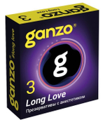 Презервативы с анестетиком для продления удовольствия Ganzo Long Love