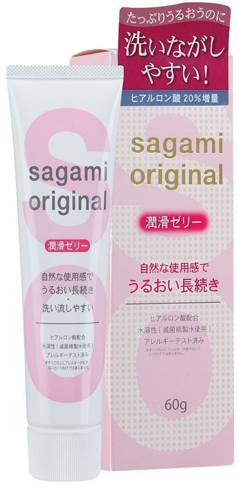 Гель-смазка на водной основе Sagami Original Gel - 60 гр.