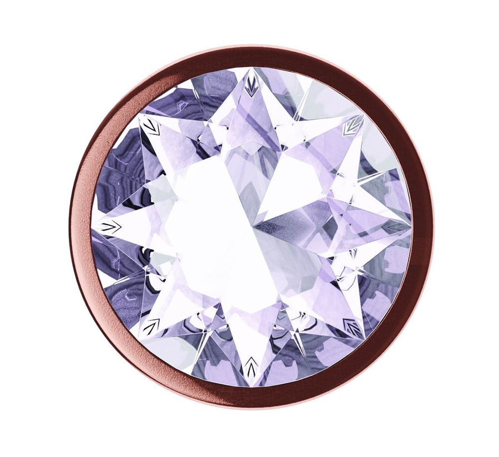 Пробка цвета розового золота с кристаллом Diamond Shine