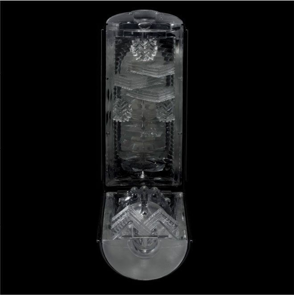 Чёрный мастурбатор flip hole black